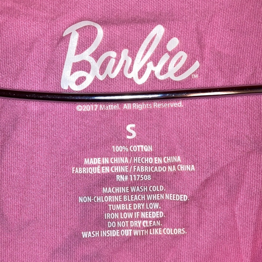 Barbie Pink Ringer Tee - Picture 5 of 6